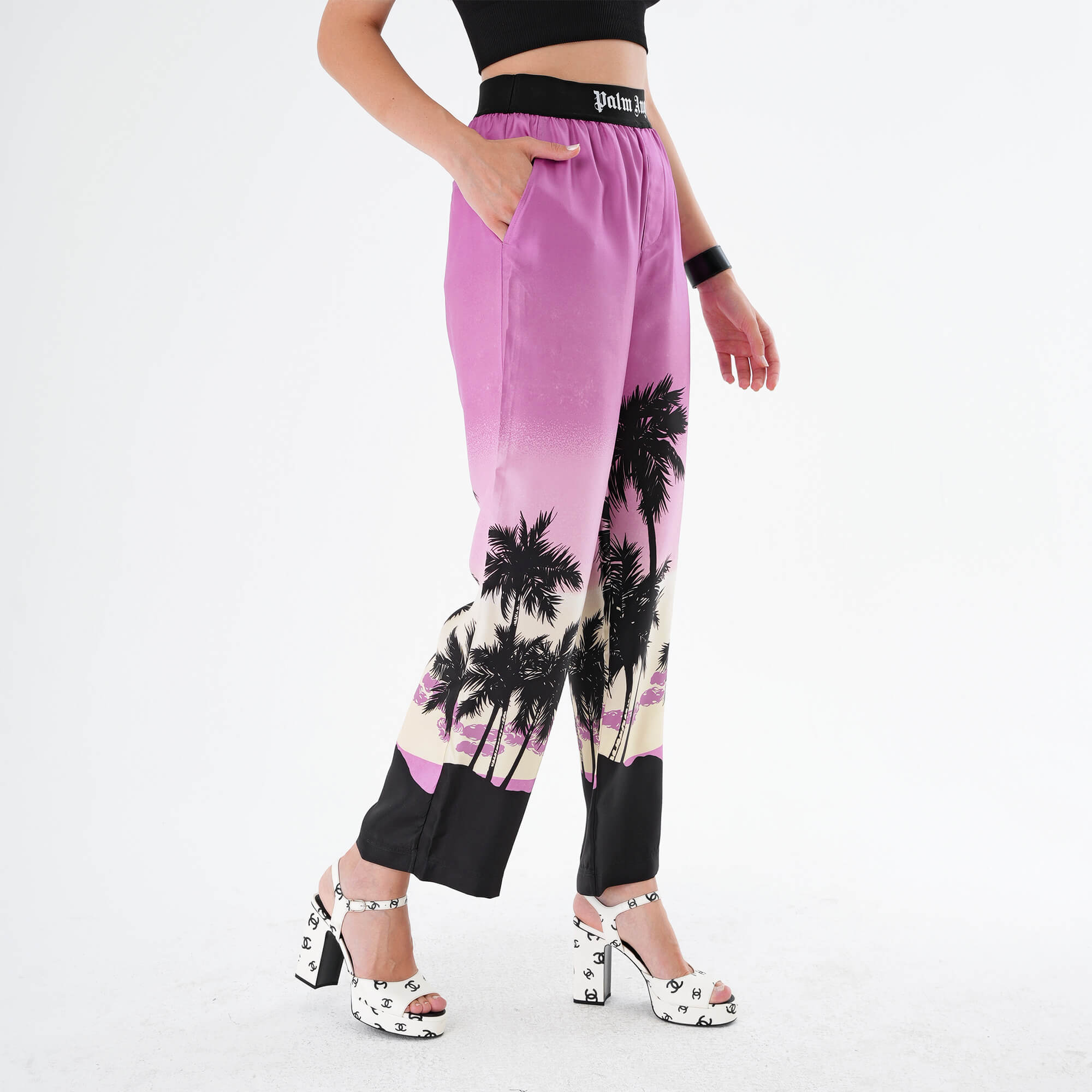 Palm Angels - Multicolor Sunset Print Pants IT42